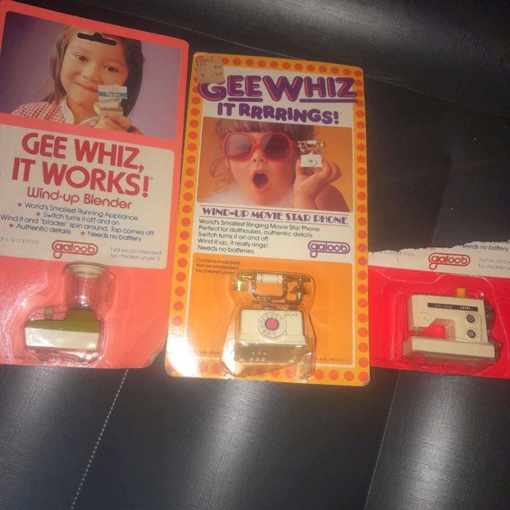 Set of 3 gee whiz it works